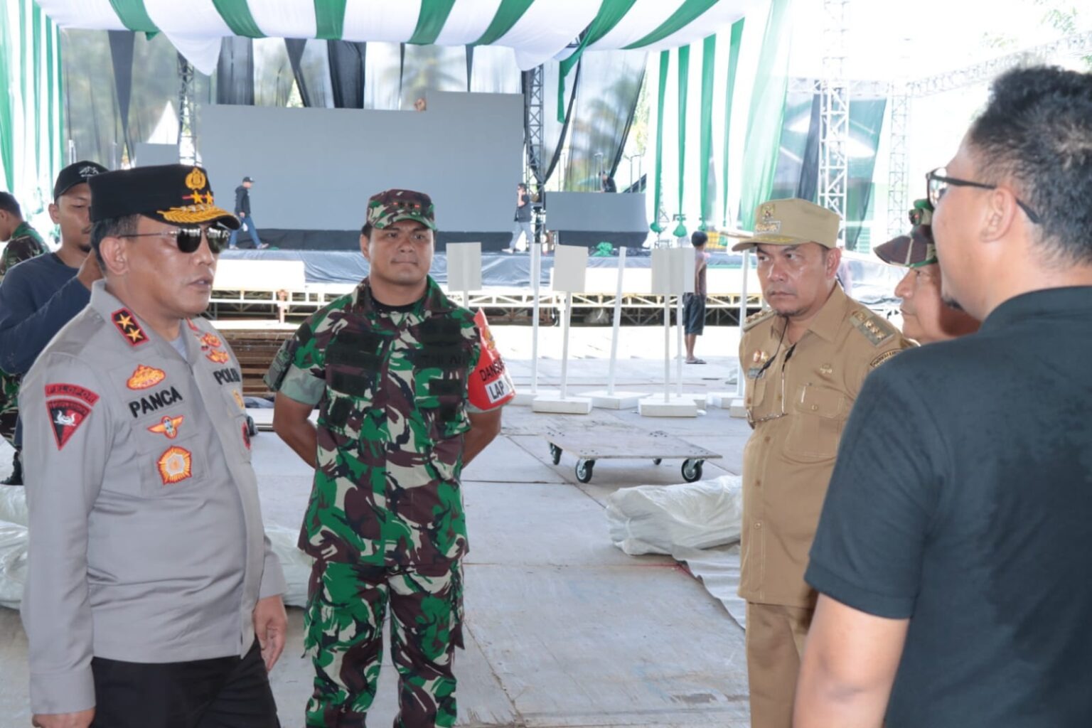 kapolda sumut cek persiapan pengamanan kunker wapres ke tapanuli tengah 54564