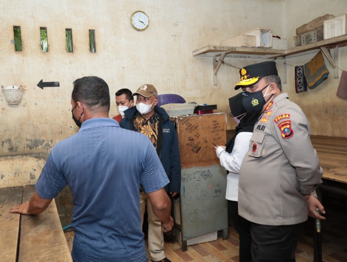 kapolda sumut dan komnas ham tinjau kerangkeng di kediaman bupati langkat 23019