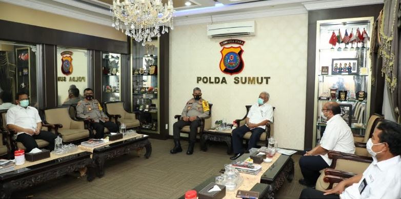 kapolda sumut dukung peningkatan badan otoritas danau toba 35063