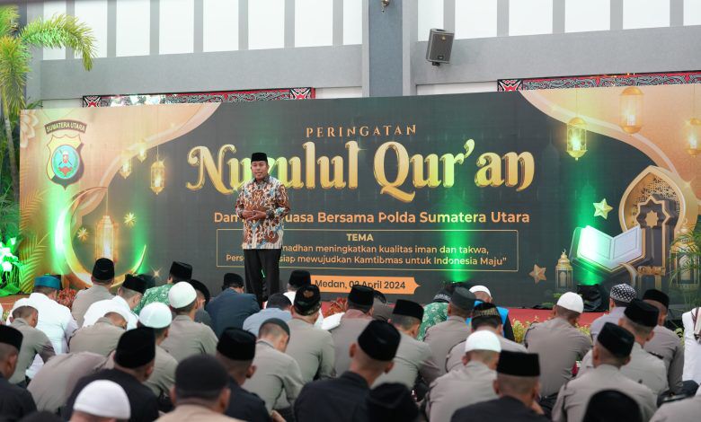 kapolda sumut gelar peringatan nuzulul quran 72166