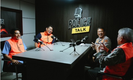 kapolda sumut launching podcast police talk 74963