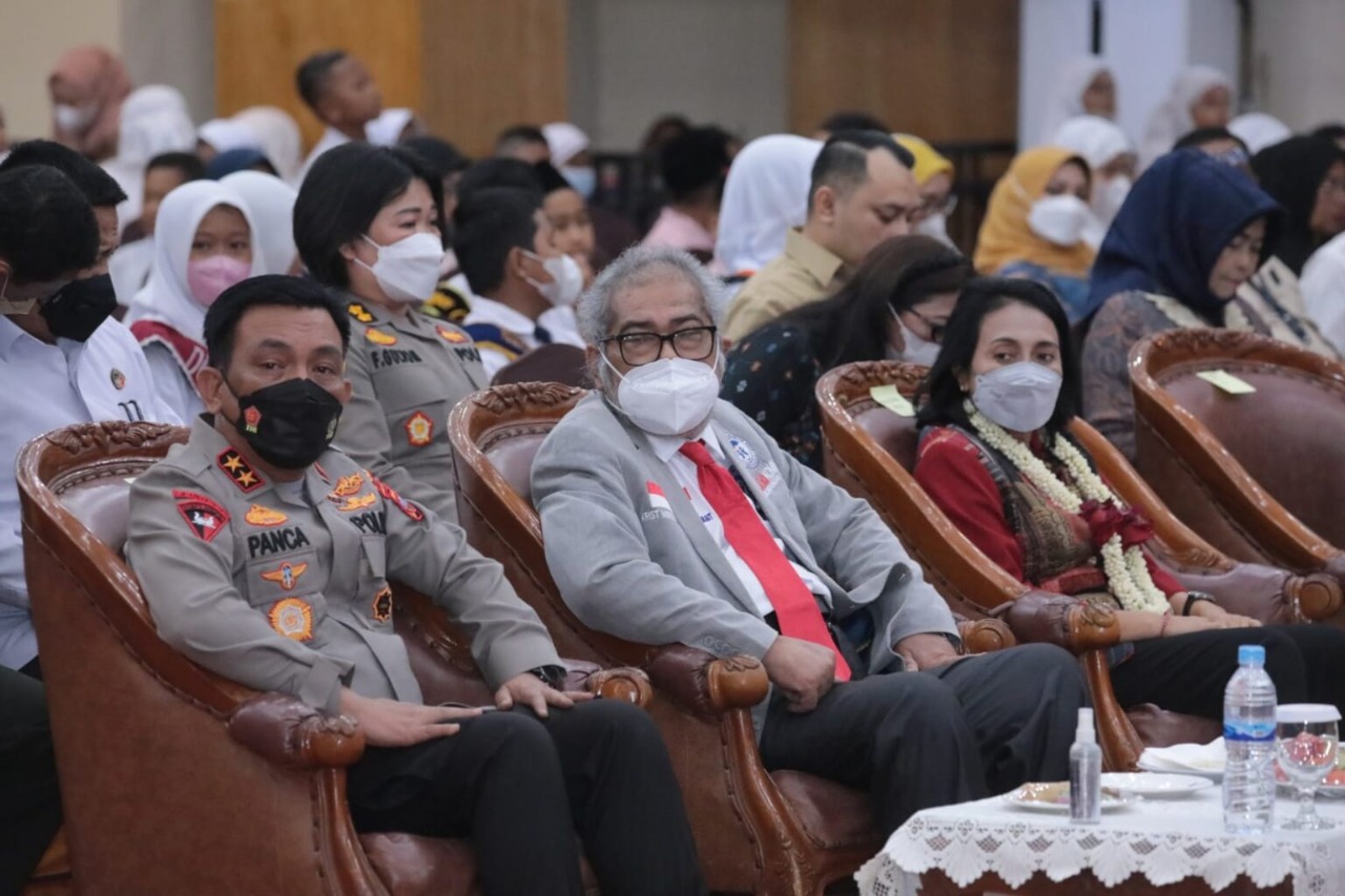 kapolda sumut menghadiri open ceremony forum nasional perlindungan anak ke v tahun 2022 49572