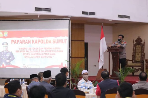 kapolda sumut silaturahmi bersama tokoh agama ajak jaga situasi kamtibmas dan percepatan vaksinasi 25322