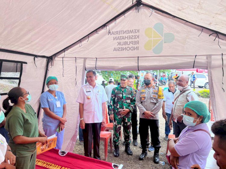 kapolres pastikan keamanan masyarakat terdampak erupsi gunung lewotobi tetap terjaga 68506