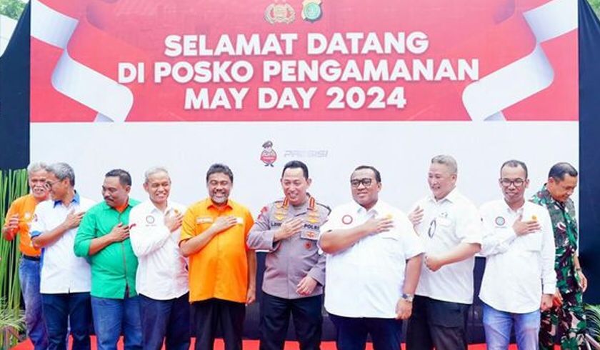 kapolri apresiasi peringatan hari buruh berjalan aman dan lancar 73347