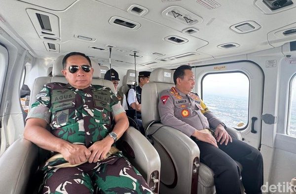 kapolri dan panglima tni pantau jalur mudik via udara pastikan lalu lintas lancar 82416