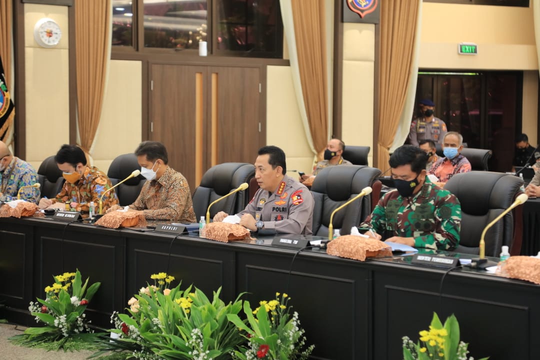 kapolri panglima tni kementerian rapat bahas operasi ketupat 2021 31142
