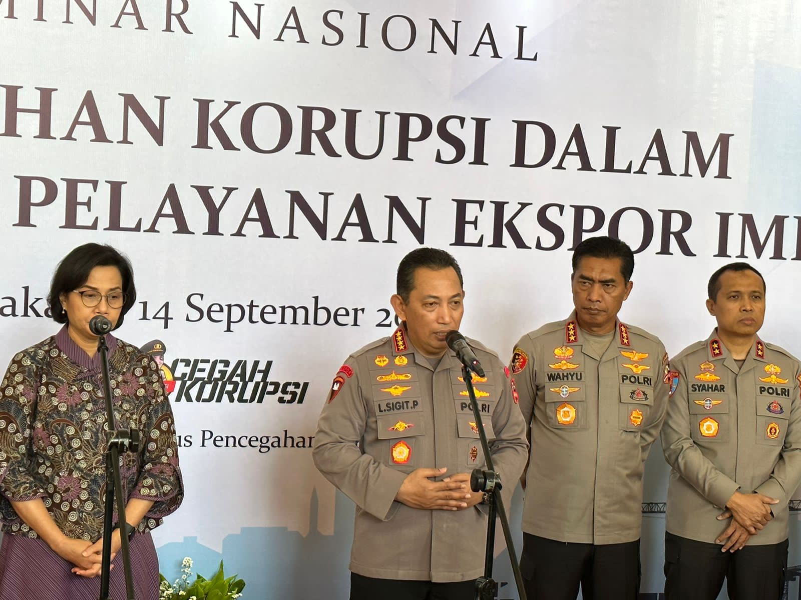 kapolri terus upayakan perbaikan indeks persepsi korupsi 63565