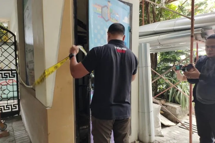 kecelakaan lift sekolah di az zahrah bandarlampung polisi telah memeriksa 4 saksi 60628