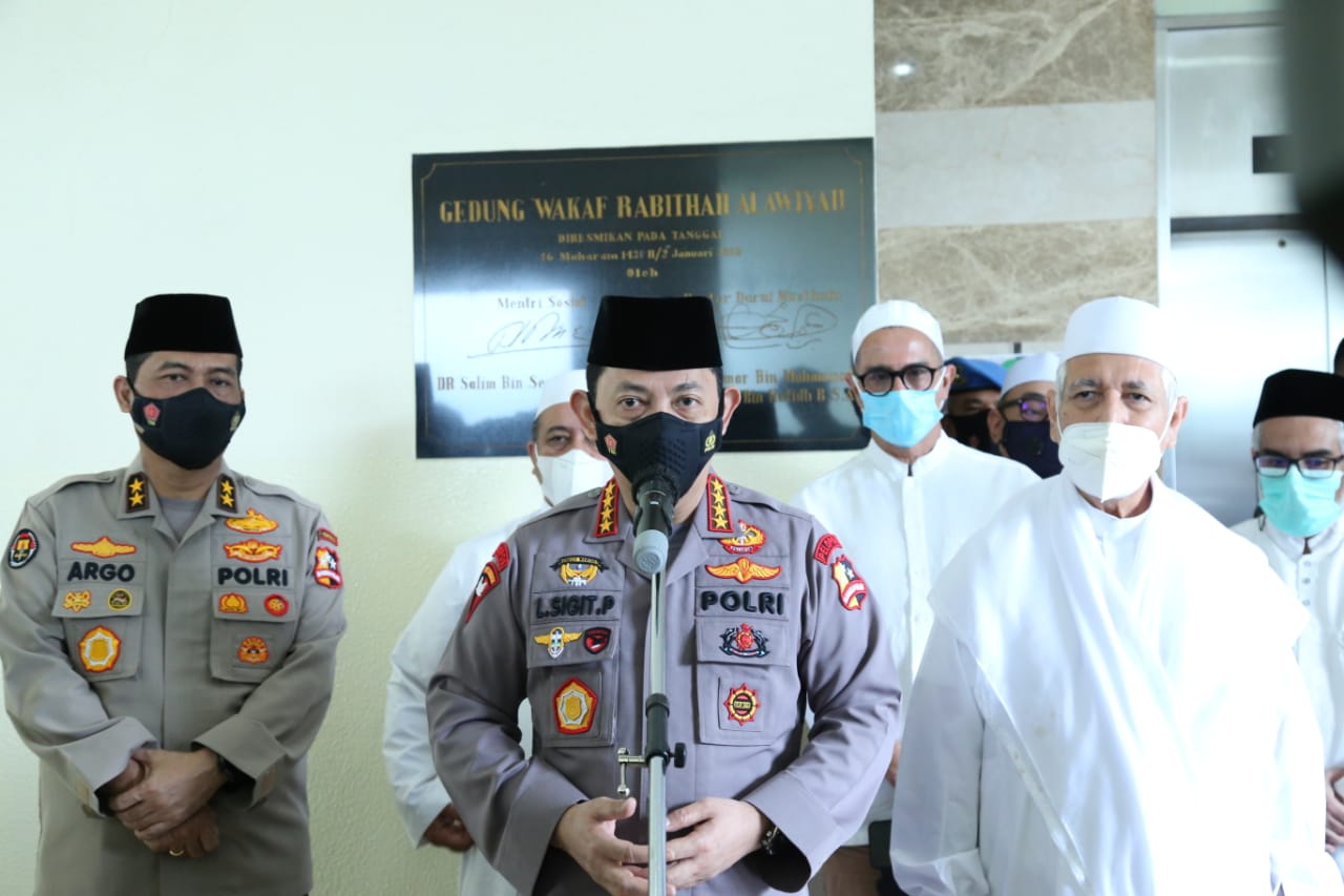 kembali jalin silaturahmi kapolri kunjungi dpp rabithah alawiyah 33387