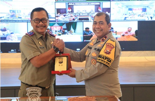 kepolisian bersama bpn bengkulu lakukan penandatanganan mou 74953