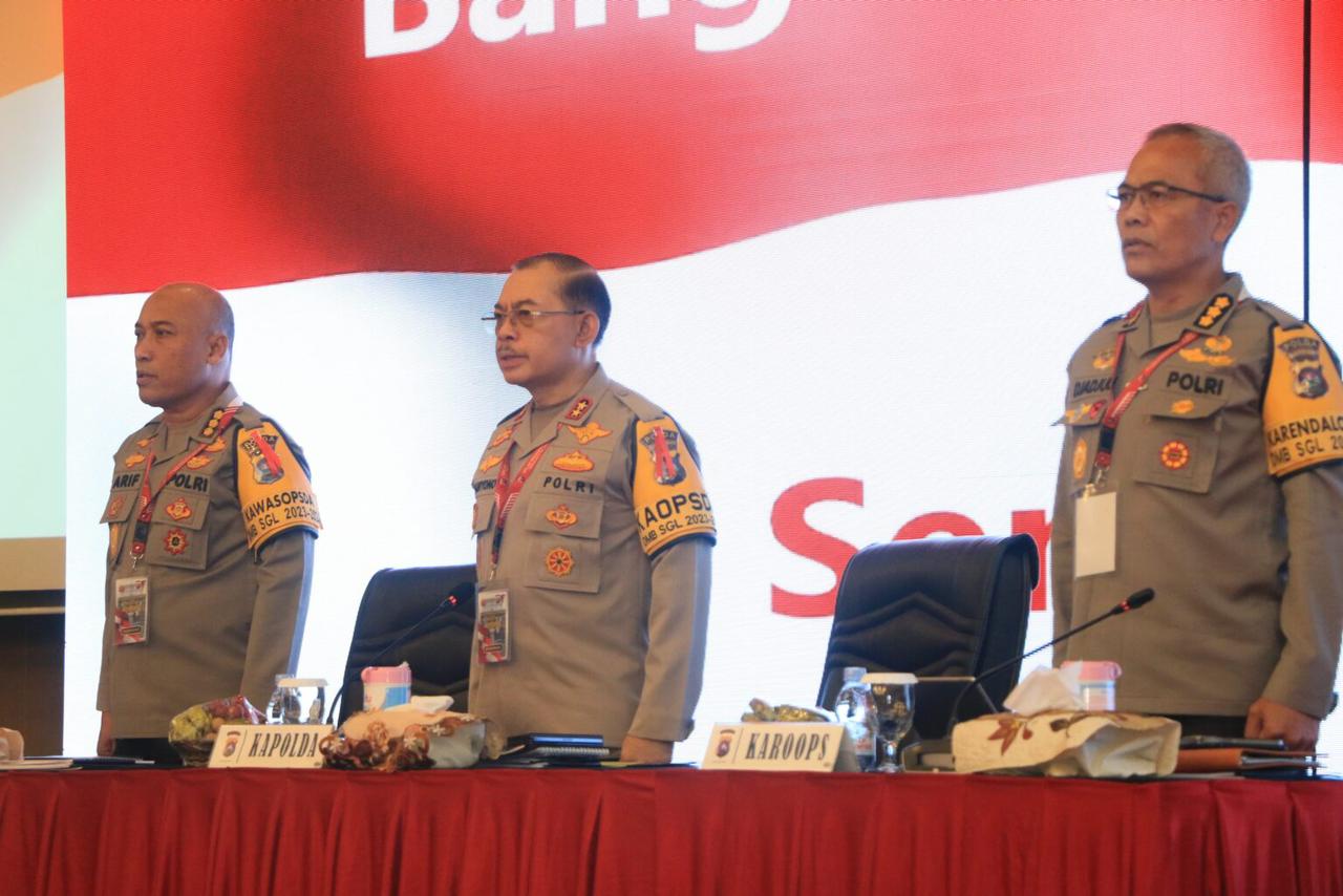 kesiapan pengamanan nataru dan pemilu 2024 kapolda sumbar pimpin gelar operasional 67531