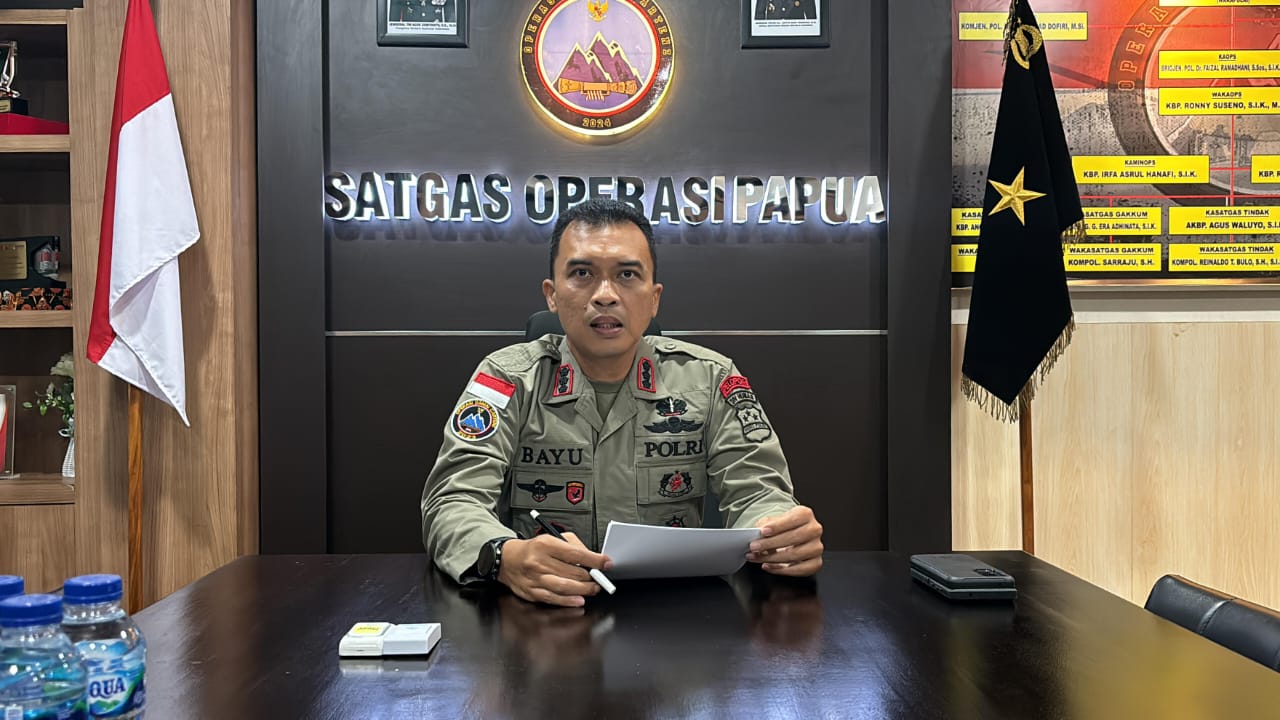 kkb serang pos satgas odc 2024 di intan jaya kontak senjata pecah 80580