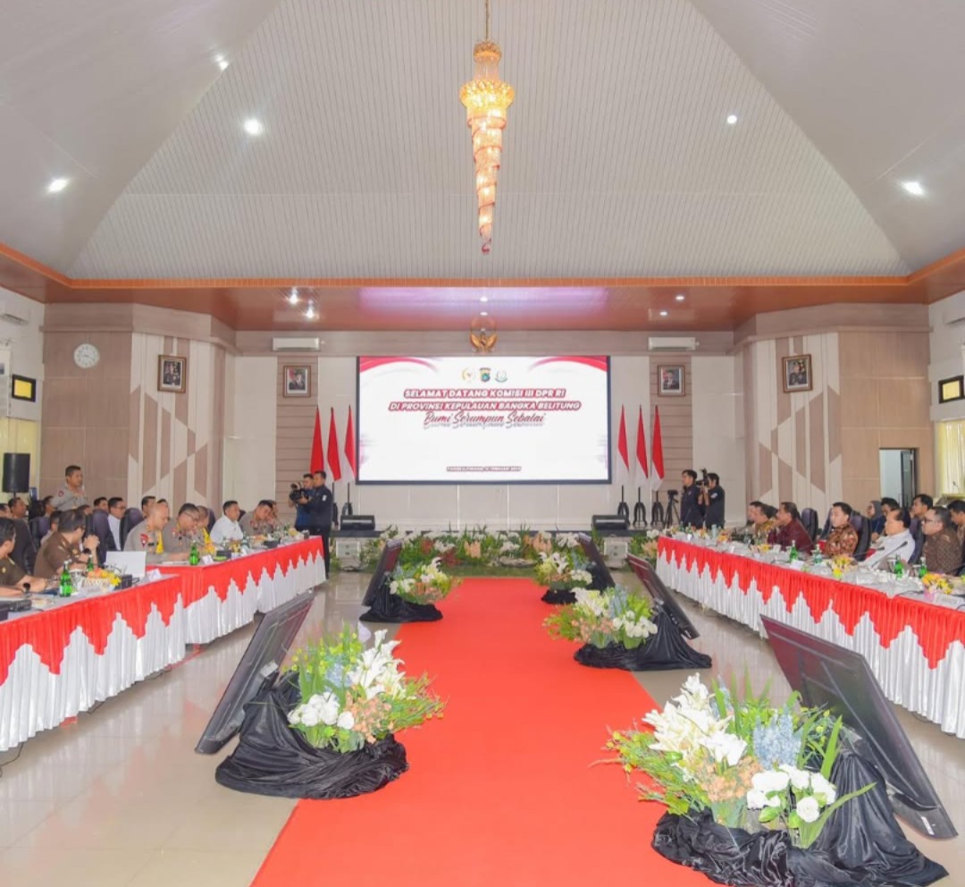komisi iii dpr ri kunker spesifik ke polda bangka belitung bahas sejumlah agenda hingga beri apresiasi strategi berantas geng motor 84118