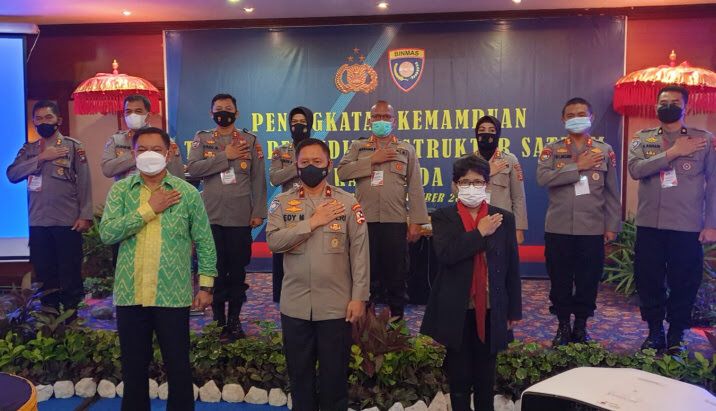 korbinmas baharkam polri buka pelatihan tenaga pendidik satpam gada utama di bali 24847