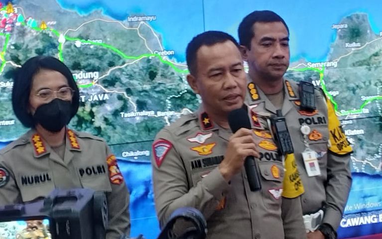 korlantas polri imbau pemudik tak gunakan sepeda motor karena sangat berbahaya 56771