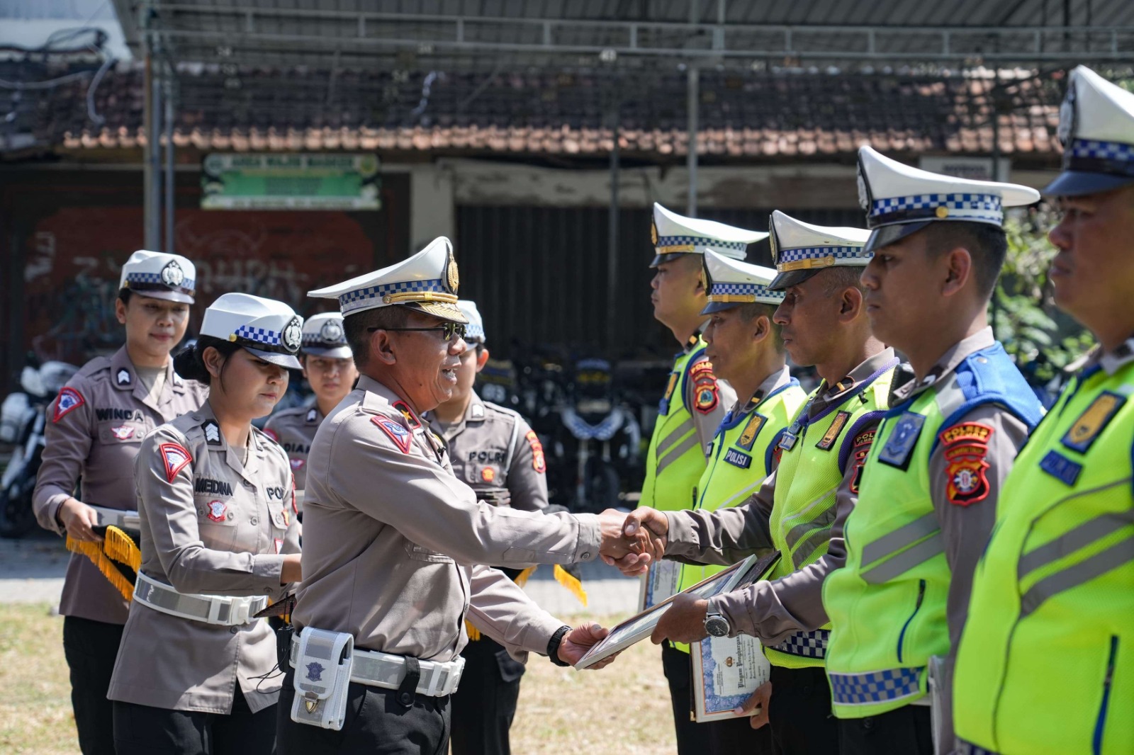 korlantas polri laksanakan apel konsolidasi usai pelaksaan ktt wff 10 bali 74515