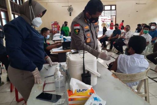ksp apresiasi upaya percepatan vaksinasi oleh polda papua 9466