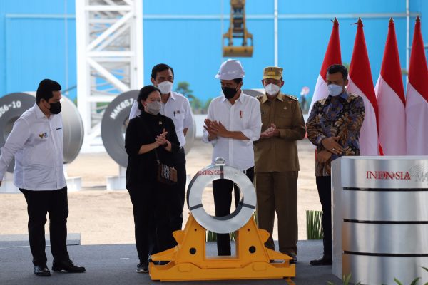 kunker ke kota cilegon kapolda banten dampingi presiden ri meresmikan hot strip mill 2 27311