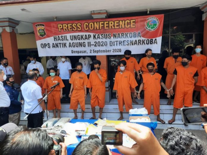 laksanakan operasi antik polda bali ungkap 55 kasus peredaran narkoba 15709