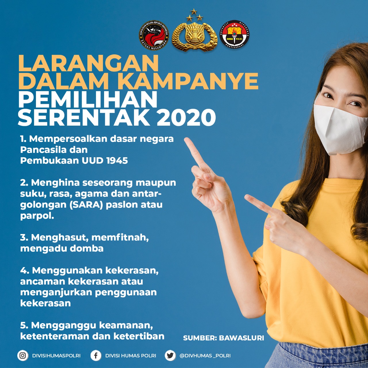 larangan dalam kampanye pemilihan serentak 2020 21270