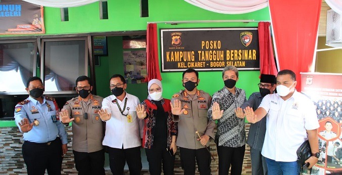 launching kampung tangguh anti narkoba di kota bogor 27384