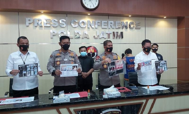 libatkan anak dibawah umur polda jatim bongkar praktek protitusi online 15930
