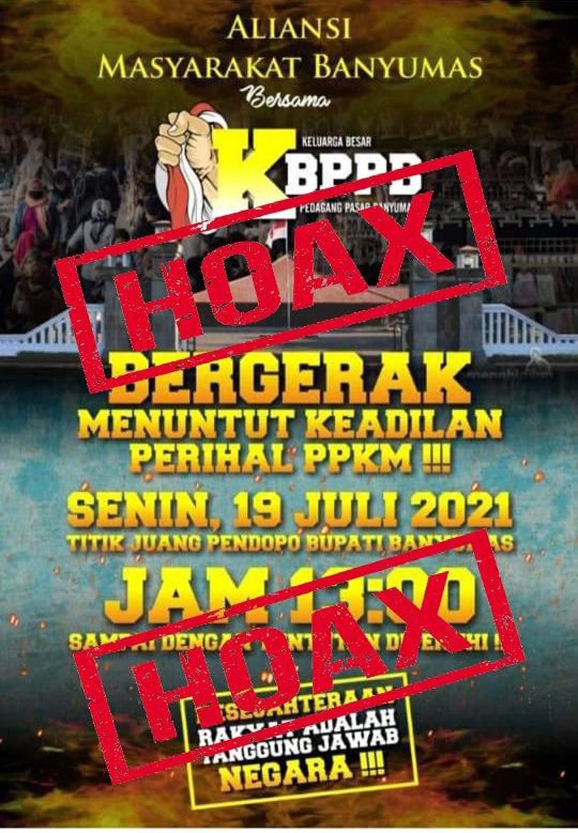 lima orang penyebar hoaks ajakan demo penentangan ppkm darurat di amankan 26444