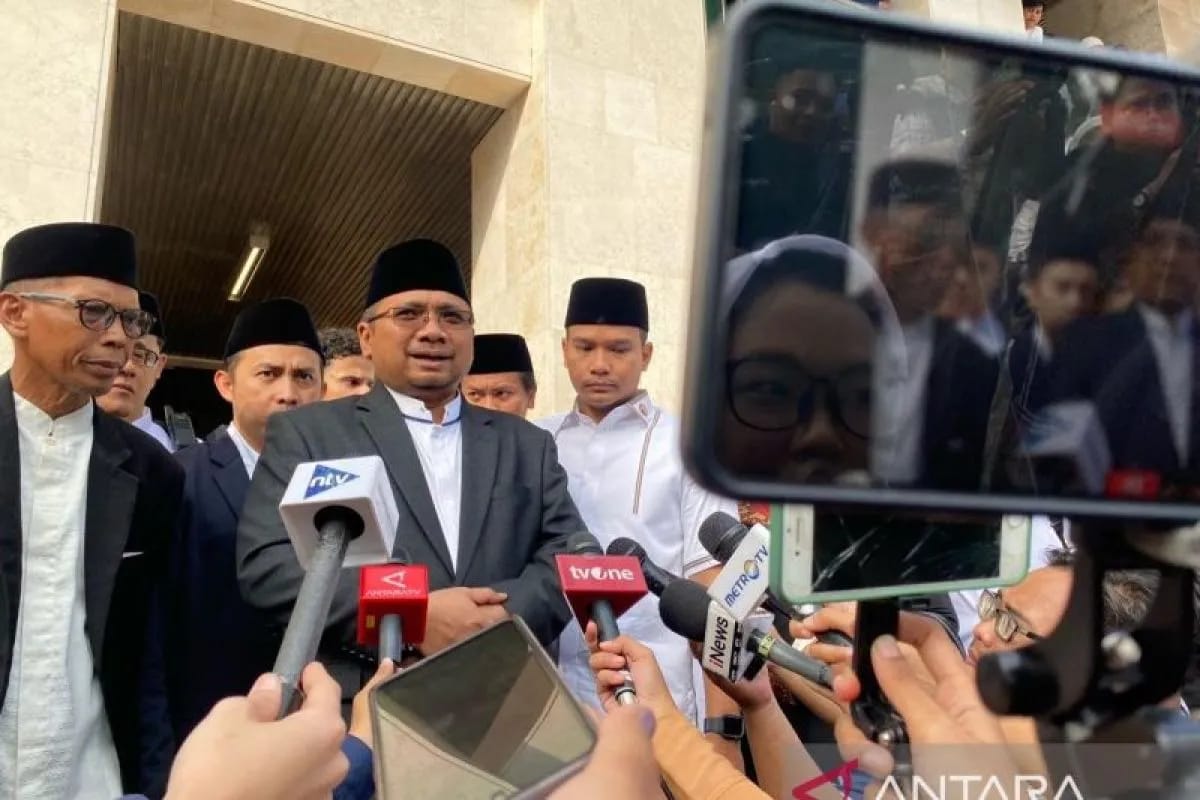 menag momen idulfitri bisa perkokoh persatuan bangsa usai pemilu 2024 72454