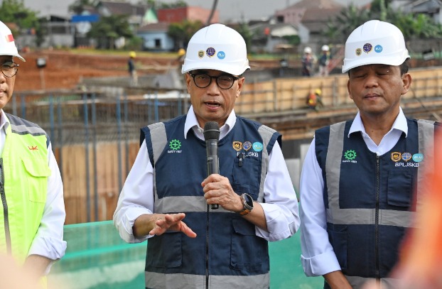 menhub progres pembangunan pusat pengujian dan sertifikasi kendaraan bermotor bekasi capai 50 persen 75298