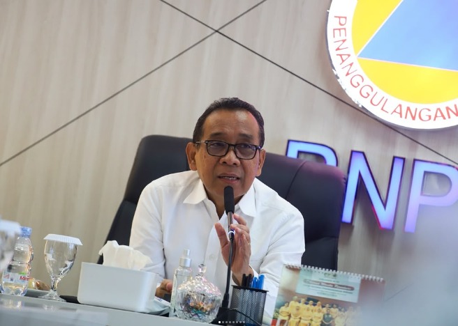 menteri pratikno membahas penanganan bencana 80604
