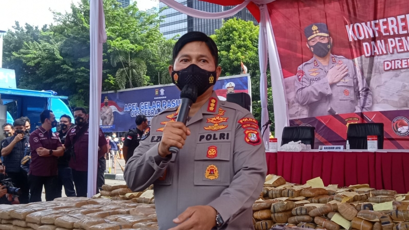merusak moral bangsa polda metro jaya musnahkan narkotika 174 ton 17512