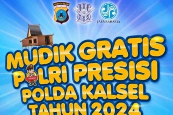 mudik gratis 2024 kapolda kalsel lepas 512 pemudik 72255