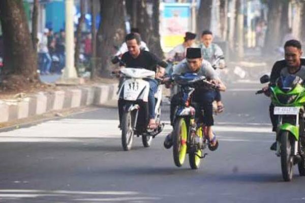 mulai marak di bulan ramadhan aksi balap liar jadi target operasi satgas omb polda jambi 71431