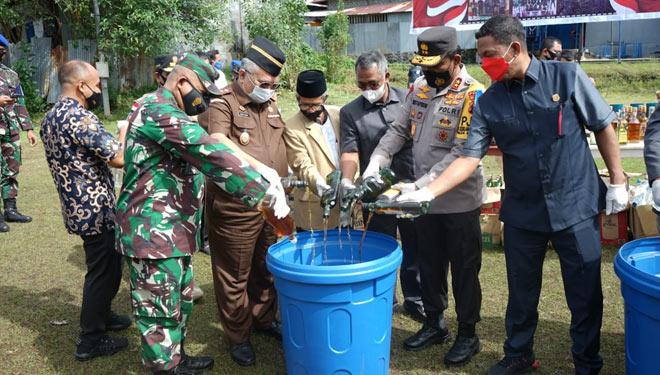 north maluku regional police invites people to fight liquor distribution and smuggling 39016