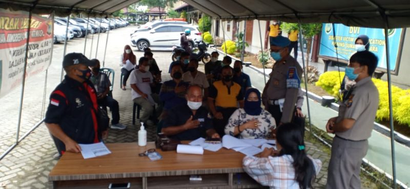 north sumatra s regional police holds phase ii vaccine for journalists 38943