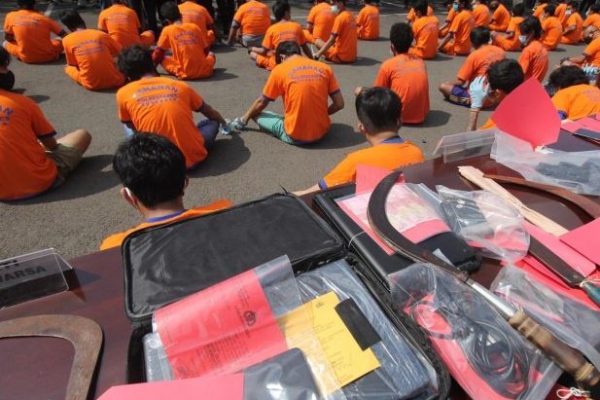 operasi sikat candi polda jateng amankan ratusan pelaku kejahatan dan sepeda motor 15662