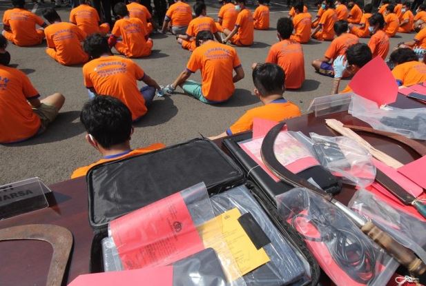 operasi sikat candi polda jateng amankan ratusan pelaku kejahatan dan sepeda motor 15662