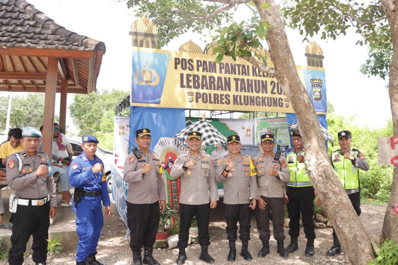 pamatwil polda bali cek pos pelayanan terpadu dan pos pengamanan ops ketupat agung 2024 72465