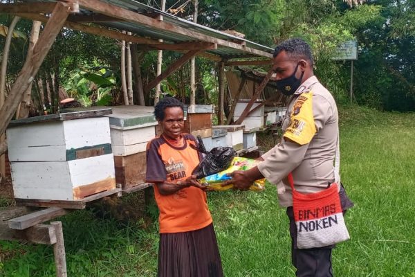 papuan police through noken community development unit advances honey bee farmers in jayawijaya 44483