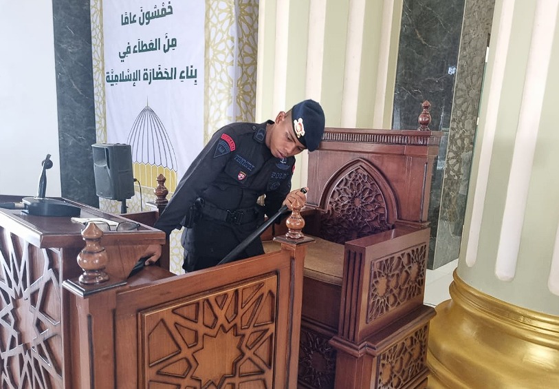 pastikan situasi aman satbrimob polda kaltim gelar sterilisasi lokasi kunjungan capres 66740