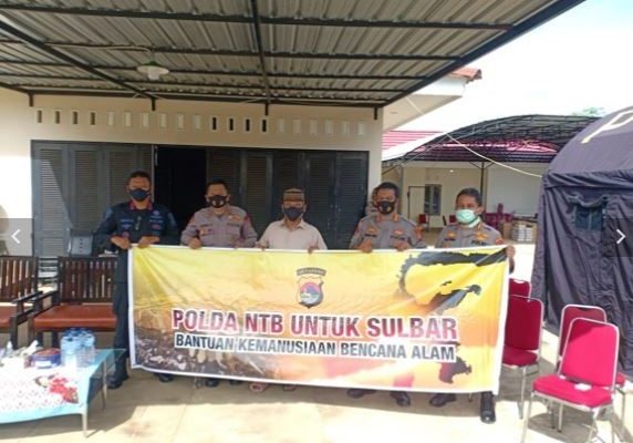peduli kemanusiaan polda ntb berikan bantuan untuk korban bencana alam di sulbar 36713