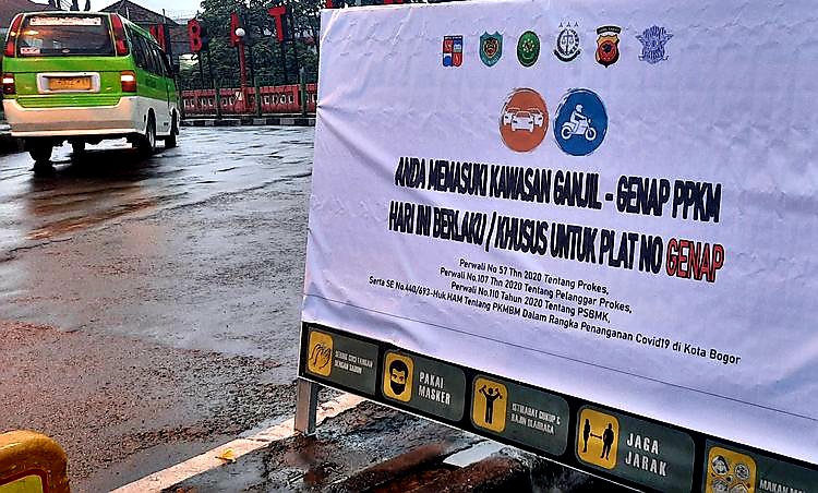 pemberlakuan ganjil genap saat imlek di bogor polisi putarbalik 13 255 kendaraan 30535