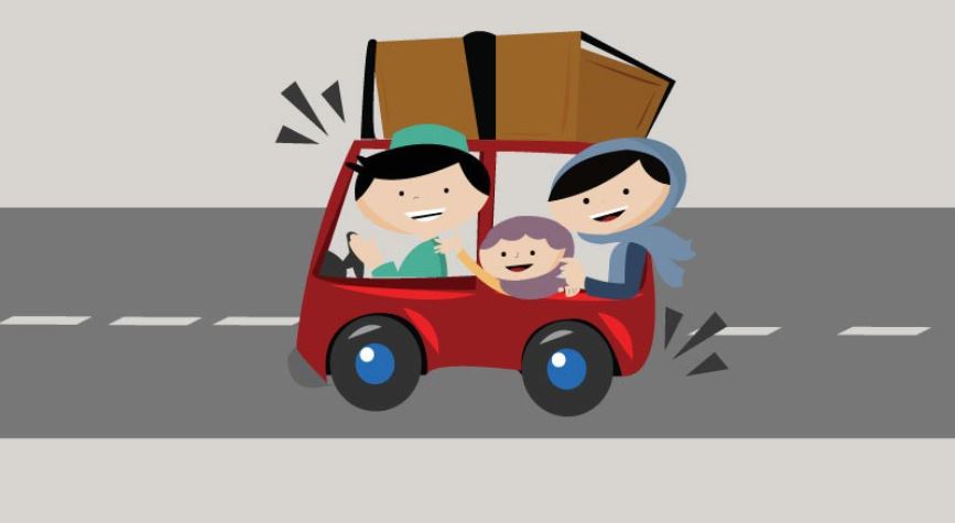 pemudik lebaran merasa nyaman dengan kehadiran polisi saat arus mudik 57125