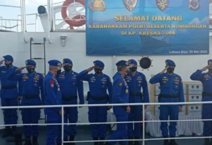 pengamanan destinasi pariwisata super prioritas baharkam polri siapkan kapal kp kresna 7004 di labuan bajo 46642