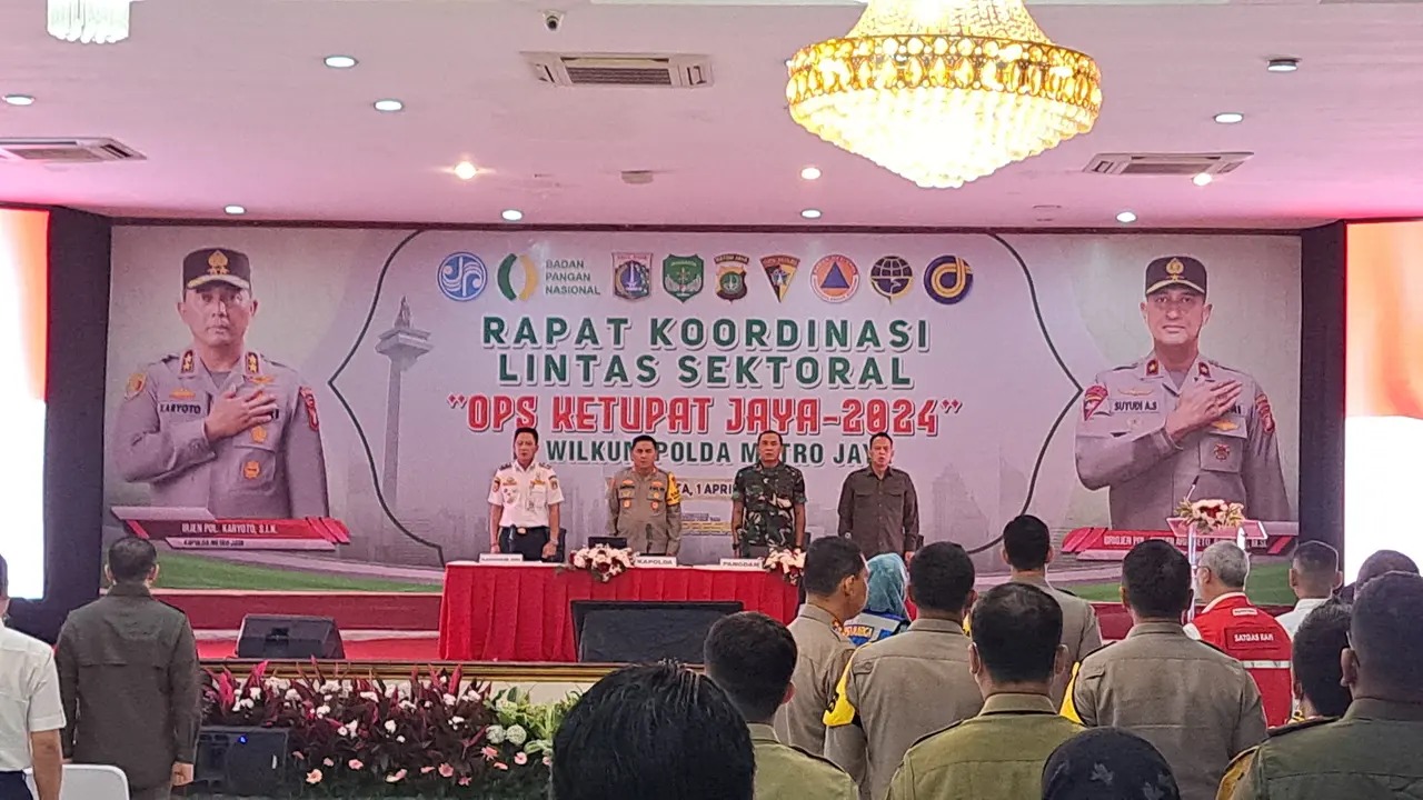 pengamanan jelang operasi ketupat 2024 polda metro jaya terjunkan 4 105 personel gabungan 72064