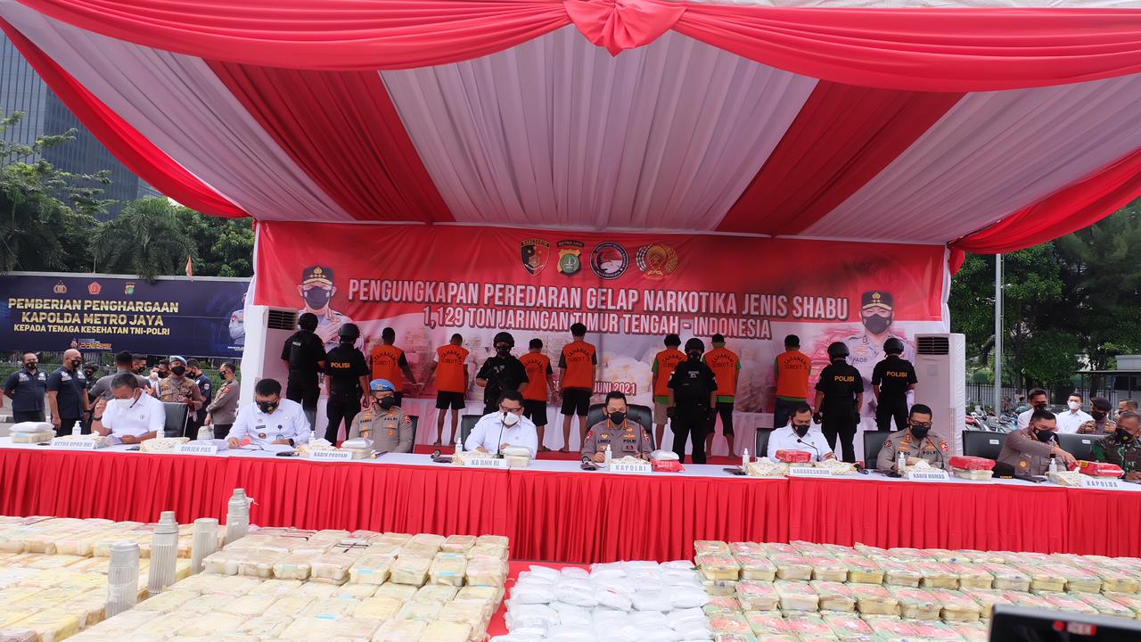pengungkapan 5 ton sabu selama 3 bulan kapolri di tengah pandemi peredaran narkoba sangat tinggi 28875