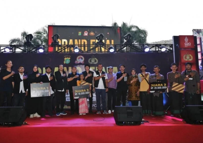 peringati hari bhayangkara ke 76 polda metro jaya gelar jakarta memanggil musisi jalanan 47874