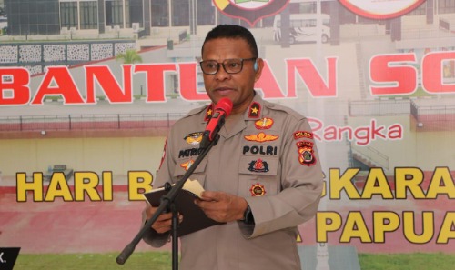 peringati hari bhayangkara ke 78 wakapolda papua lepas 8 000 paket bansos untuk masyarakat 75734