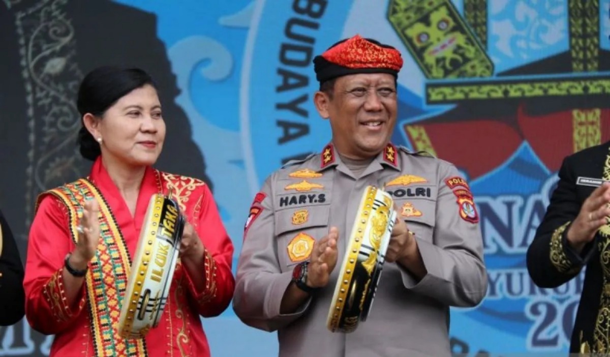 peringati hut kabupaten tana tidung kapolda kaltara buka festival budaya irau ke 7 77906